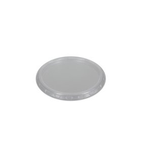 Saladedeksels Rond 101 serie PP Transparant voor Geribbelde Saladebakjes Ø 101mm 