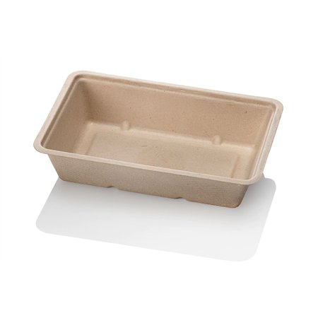 Snackbakje A13 Suikerriet Bruin 16,5 x 11 x 3,5cm
