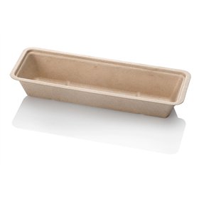 Snackbakje A16N Suikerriet Bruin 20 x 7,5 x 3,5cm