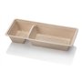 Snackbakje A22 A9+1 Suikerriet Bruin 20,5 x 10 x 3,5cm