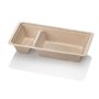 Snackbakje A23 A7+1 Suikerriet Bruin 17 x 9,5 x 3cm