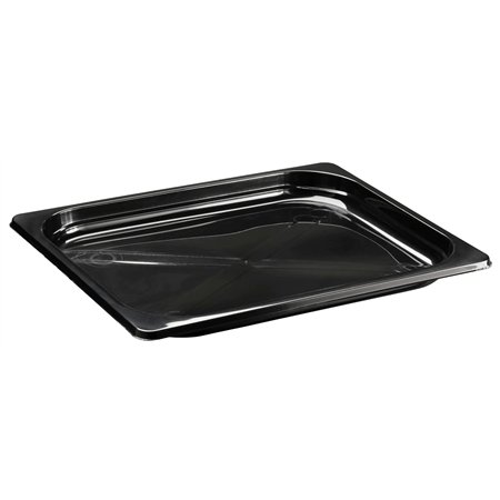 1/2 GN Tray 1650cc PP Black Injection Moulded RS325 325 x 265 x 25mm