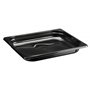 1/2 GN Tray 2400cc PP Black Injection Moulded RS325 325 x 265 x 40mm