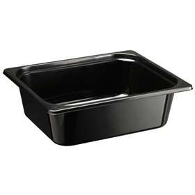 1/2 GN Tray 5800cc PP Black Injection Moulded RS325 325 x 265 x 100mm