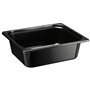 1/2 GN Tray 5800cc PP Black Injection Moulded RS325 325 x 265 x 100mm