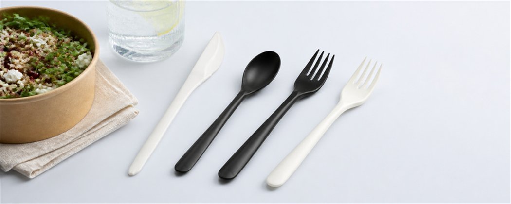 Reusable CPLA Cutlery Folia | Knives, Forks & Spoons