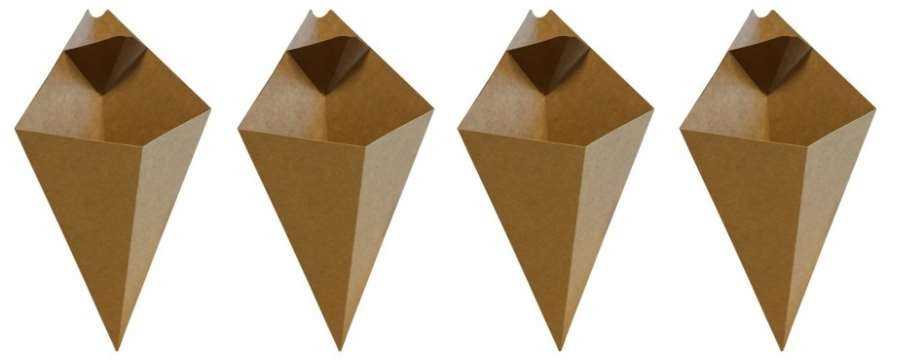 Paper & Cardboard Fries Bags and Cone Bags