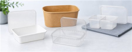 Meal Containers | Cardboard, PP, Sugarcane & Aluminium