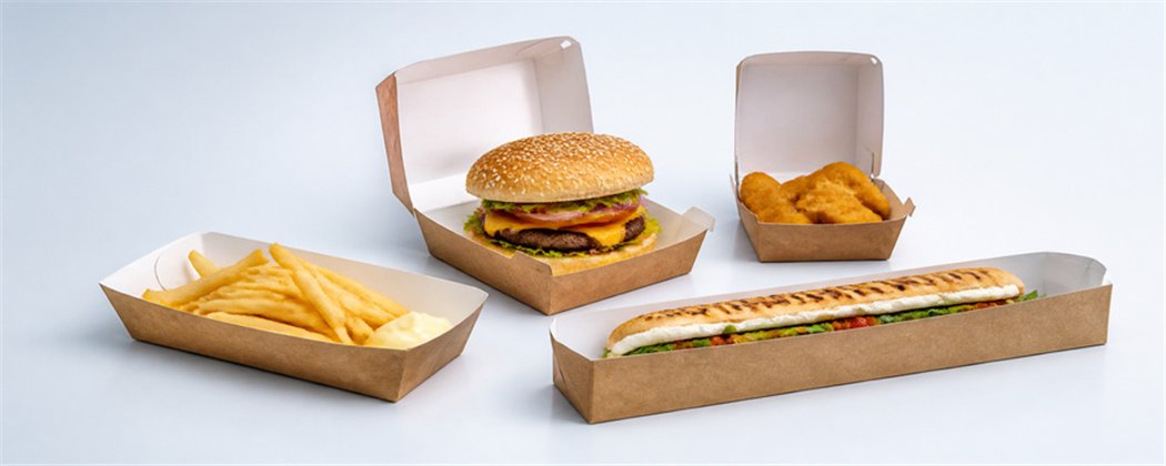 Snack serie Bruin Wit Karton | Horecavoordeel