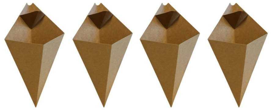 Paper and Cardboard Conical Bags -Horecavoordeel.com-