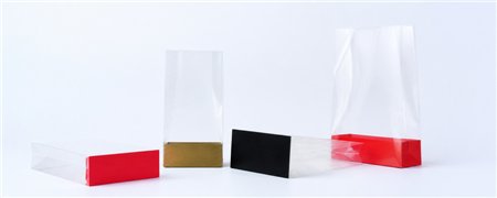 Cardboard Bases for PP Gusset Bags | Gold, Black & Red