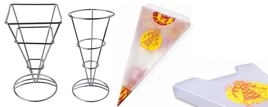 Conical Bag Holders - Convenient Presentation Solution -Horecavoordeel.com-