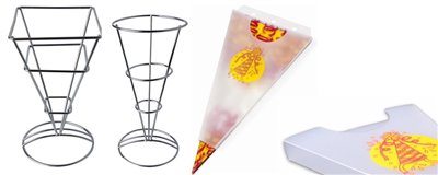 Conical Bag Holders - Convenient Presentation Solution -Horecavoordeel.com-