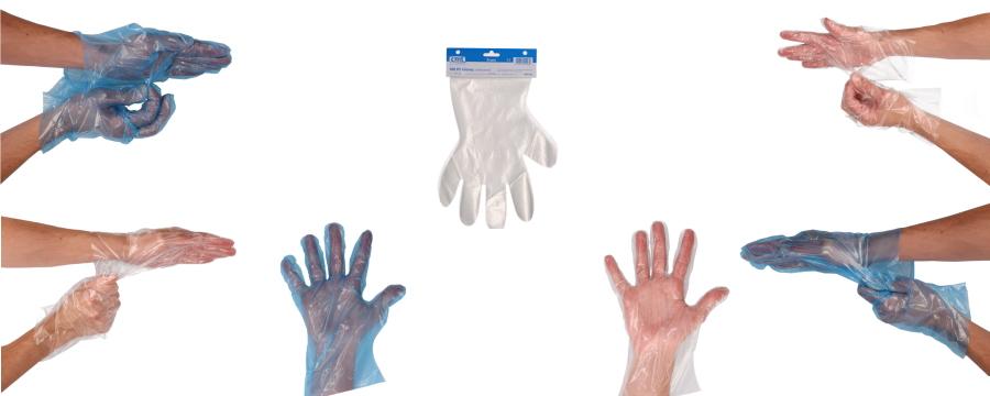 Transparent Disposable PE Gloves | Horecavoordeel