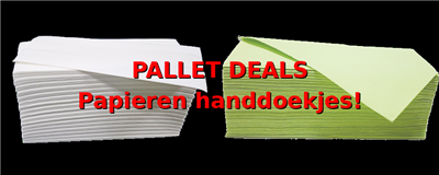 Pallet Deals Papieren Handoekjes -Horecavoordeel.com-