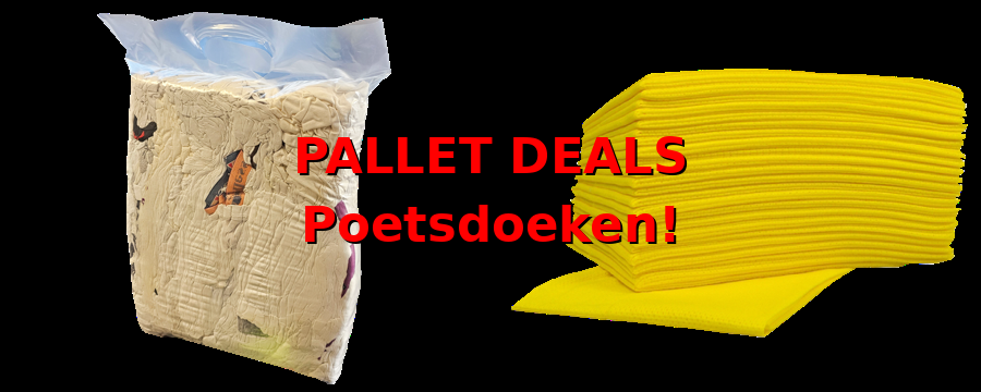 Pallet Deals Cleaning Cloths -Horecavoordeel.com-