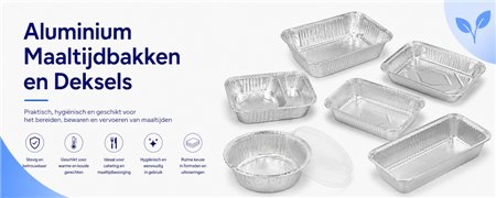 Aluminium Maaltijdbakken en Deksels | Horecavoordeel