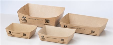 Notpla Cardboard Snack Trays | Horecavoordeel