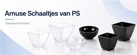 Amuse Schaaltjes van PS | Rond & Rechthoekig