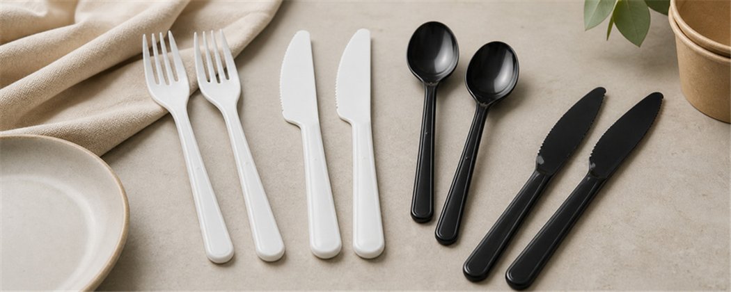 Reusable Bio PP Cutlery | Knives, Forks & Spoons