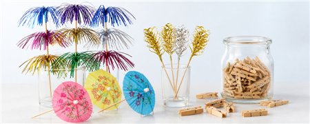 Decorative Picks | For Appetisers, Cocktails & Parties
