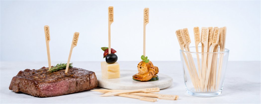 Food Markers | Rare, Medium, Vegan & Gluten-Free