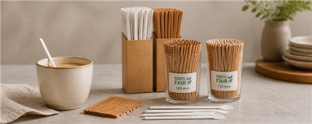 Papieren Roerstaafjes | Voor Koffie, Thee & Dranken