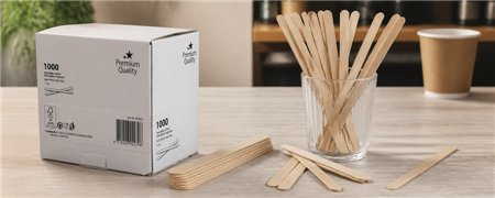 Houten Roerstaafjes | Voor Koffie, Thee & Dranken