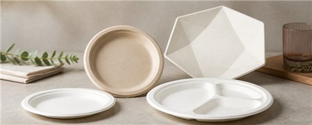 Ronde Borden van Suikerriet | Diverse Diameters