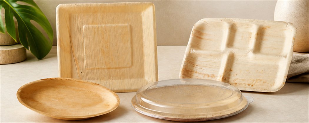 Palm Leaf Plates | Round, Square & Compartment Designs