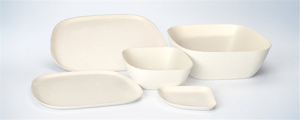Belle Vie Ligne Carrée Sugarcane Tableware | PAPSTAR