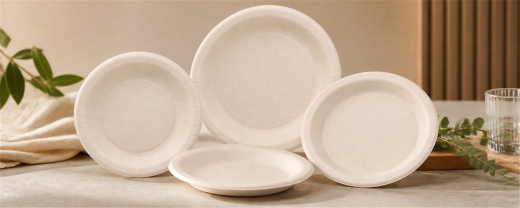 Plates Made from Agricultural Residue | Various Sizes
