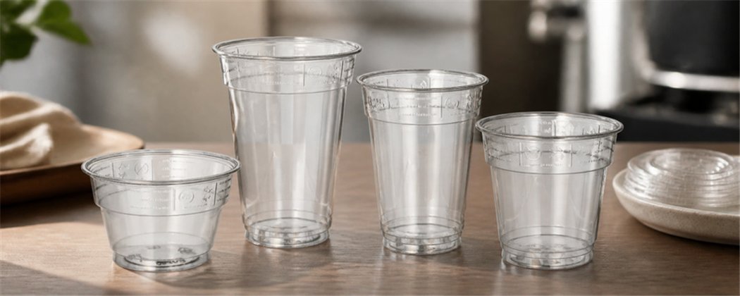 Hurricane PET Bekers & Deksels | Transparante Bekers