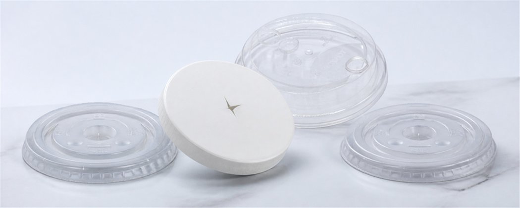 Lids for Milkshake Cups | Flat, Raised & with Opening