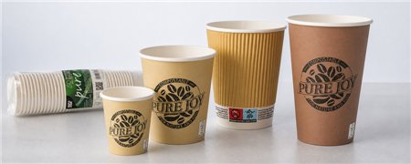 Koffiebekers Pure | PAPSTAR Kartonnen Koffiebekers