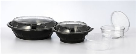 Round Salad Containers | Various Sizes & Designs