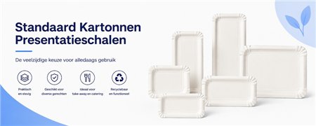 Standaard Kartonnen Presentatieschalen | Diverse Formaten