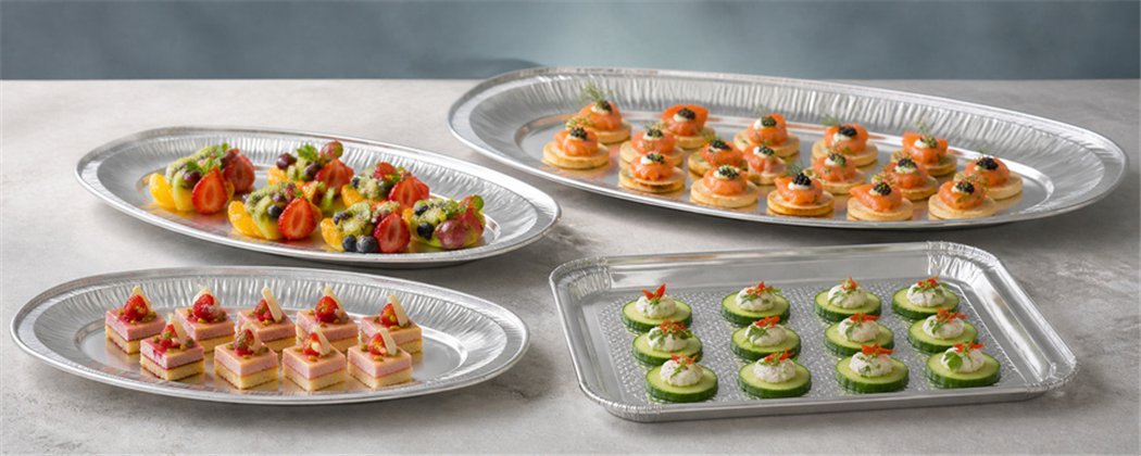 Aluminium Catering Serveerschalen | Diverse Formaten