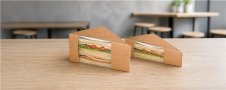 Sandwich Boxes | Cardboard with Window
