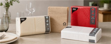 Plain 3-Ply Napkins 30-39cm | Various Colours