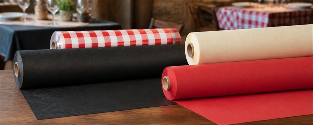 Tafelkleden op Rol | Papier, Airlaid & Non-Woven