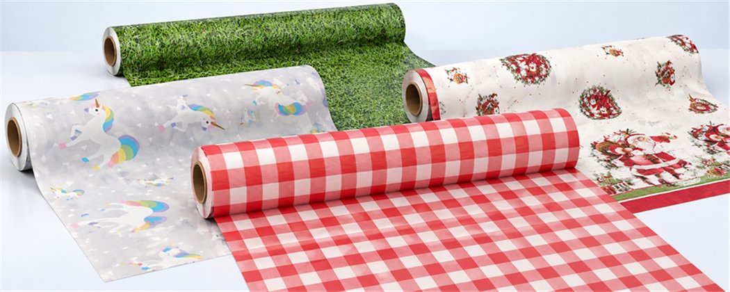 Printed & Themed Tablecloth Rolls | Horecavoordeel