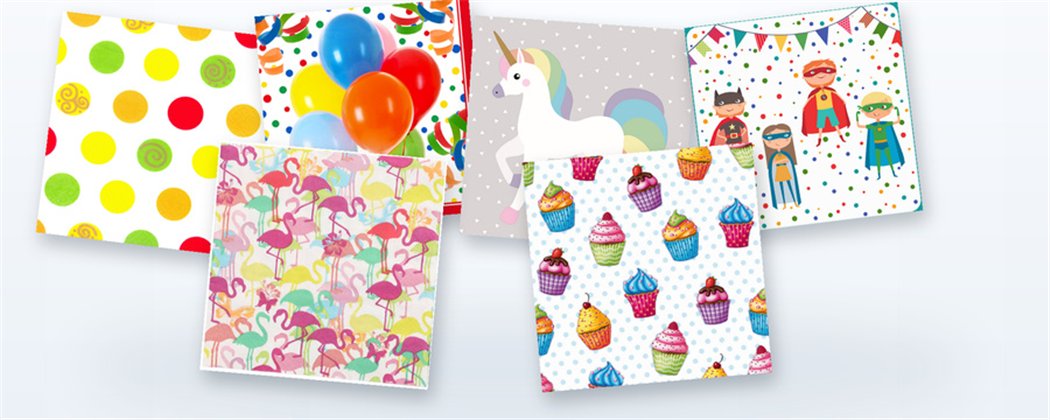 Party & Kids Napkins 33 cm | Horecavoordeel