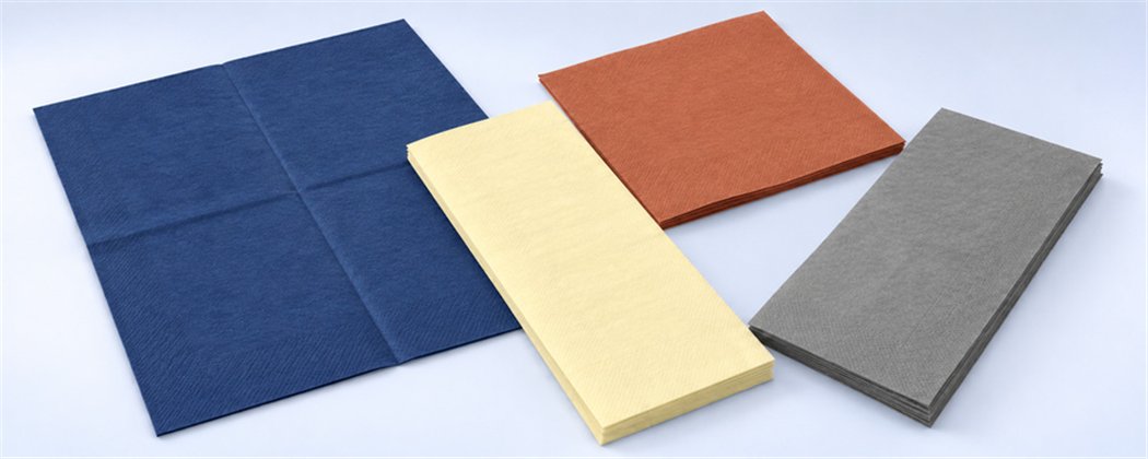 3-Ply Plain Dinner Napkins 39 cm | Horecavoordeel