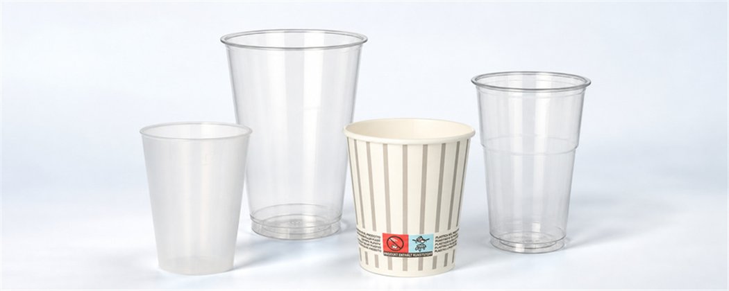 Drinking Cups & Lemonade Glasses | Paper, PP, PET & More