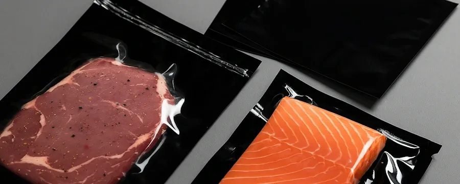 Vacuum Side Seal Bags Black Back | Horecavoordeel