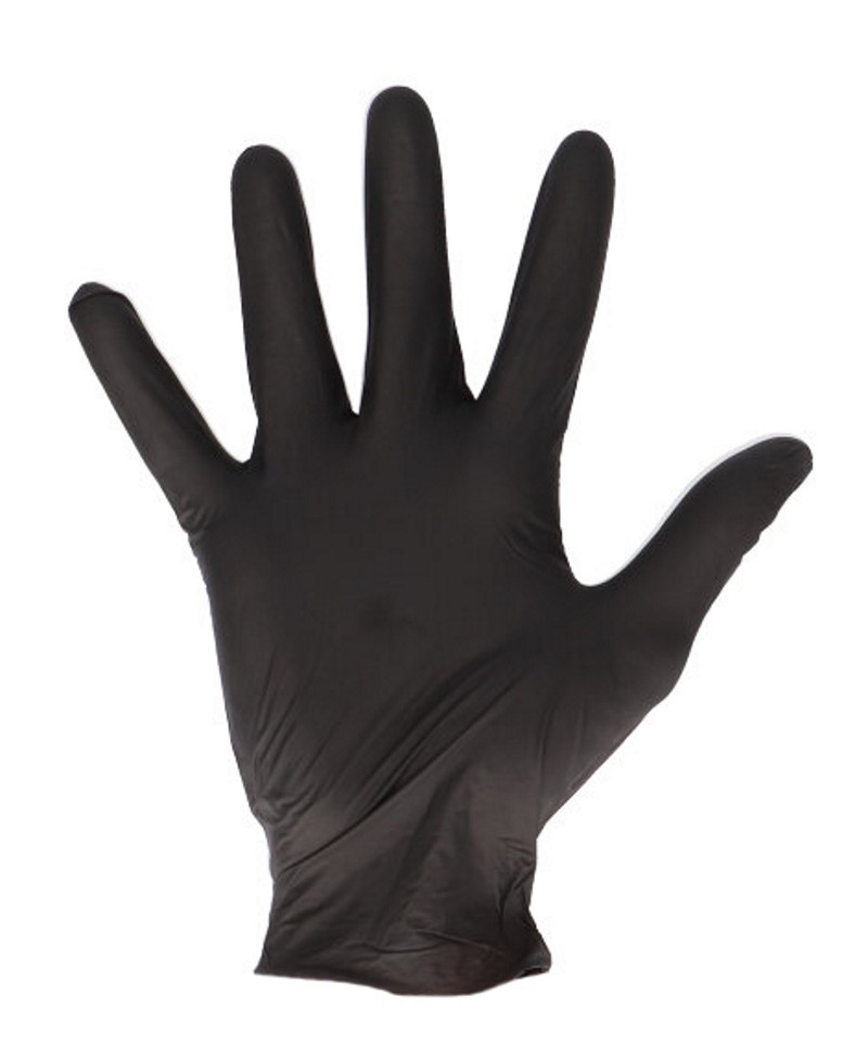 Handschoenen Soft Nitril Poedervrij Zwart