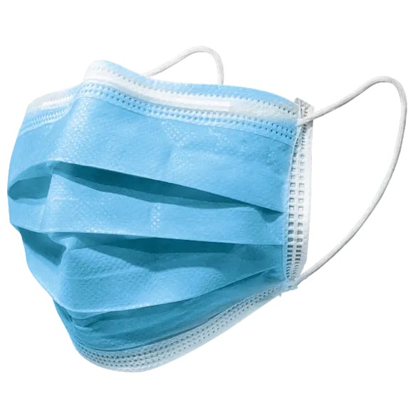 Chirurgisch Masker EN14683:2019 Type IIR Blauw