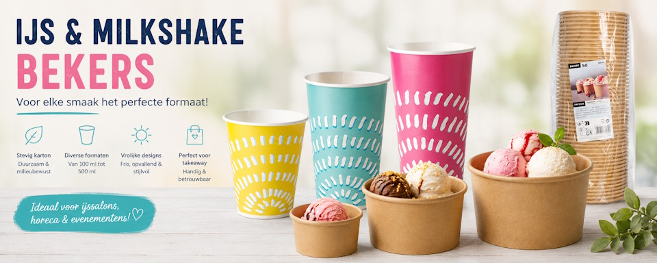 IJs & Milkshake bekers