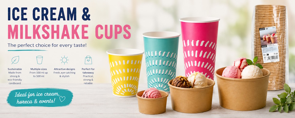 Ice Cream and Milkshake Cups
